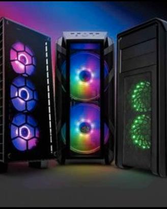 Assemblaggio pc computer gaming studio