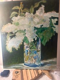 Dipinto olio copia quadro d autore