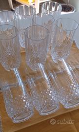 11 bicchieri long drink in cristallo
