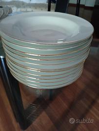 Set 12 piatti fondi vintage Richard Ginori con fil