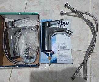 coppia miscelatori rubinetti lavandino bidet nuovi