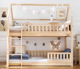 Letto a Castello  A Terra 90x190cm