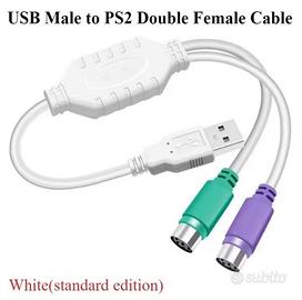 Adattatore per connettori mouse tastiera PS2/USB 