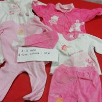 Vestitini bimba 0-3 mesi