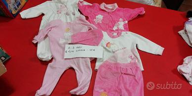 Vestitini bimba 0-3 mesi