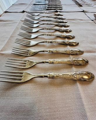 Posate in argento 800