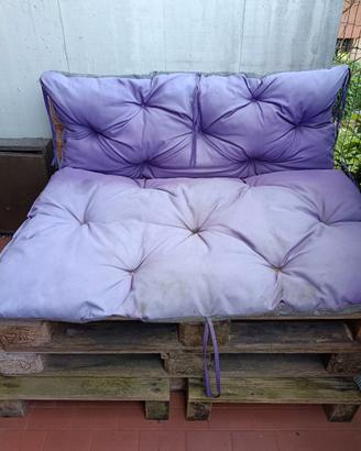 Divanetto esterno pallet