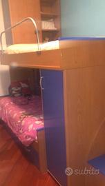 Componenti letto armadietti cameretta