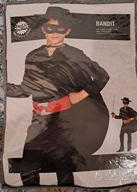 costume carnevale zorro 5/6 anni