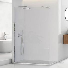 Walk-in walkin doccia - cromo e vetro trasparente