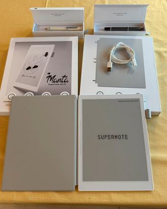 Supernote Manta + Half folio + std e samurai pen