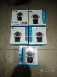 lotto 5 lampade giardino a pavimento gtv beta