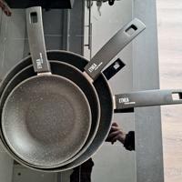 set di 3 padelle Moneta serie Etnea