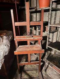 Cavalletto da studio/atelier da pittore