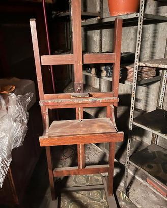 Cavalletto da studio/atelier da pittore