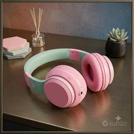 Cuffie Wireless Bluetooth Rosa XTRIKE ME Nuove