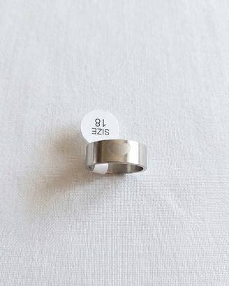 Anello nuovo acciaio cuore e chiave - Misura 18