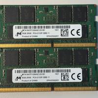 RAM laptop DDR4 SODIMM 2x8 GB 2133MHz - TOT 16GB