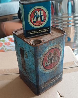 Scatole antiche in latta