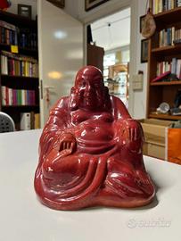 Buddha felice - statuetta in ceramica