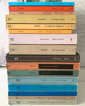 16 libri edizioni Adelphi