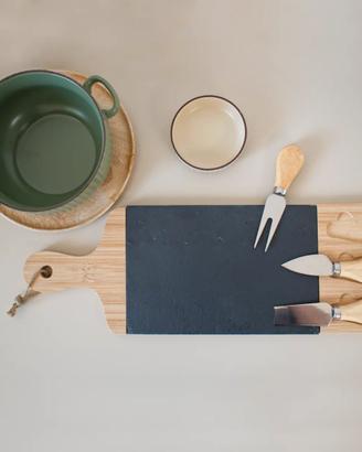 TAGLIERE FORMAGGIO con 3COLTELLI