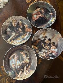 Set 4 piatti decorativi  Limoges