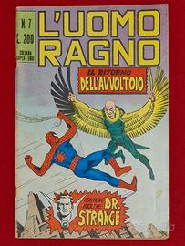 Uomo Ragno Spiderman n°7 originale 1970 Marvel