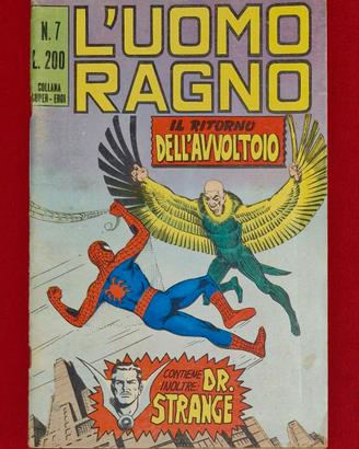 Uomo Ragno Spiderman n°7 originale 1970 Marvel