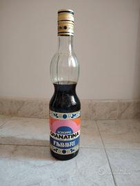 Bottiglia Vintage Sciroppo Granatina Fabbri 80/90