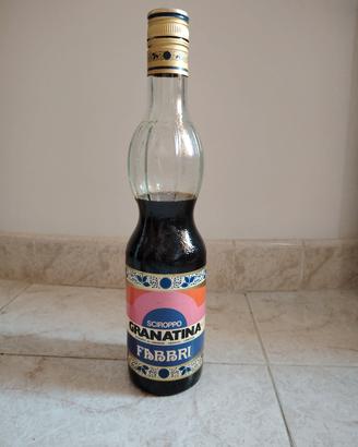 Bottiglia Vintage Sciroppo Granatina Fabbri 80/90