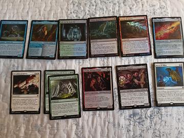 Mini lotto carte Magic Lo Hobbit FOIL e Rare