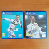 Lotto Fifa 18 + Fifa 19 ps4