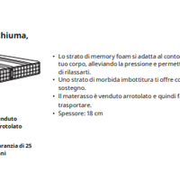 materasso singolo seminuovo