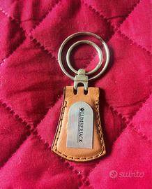 Portachiavi lumberjack - vera pelle e acciaio