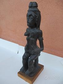 STATUETTA TRIBALE AFRICANA FETICCIO FERTILITA'