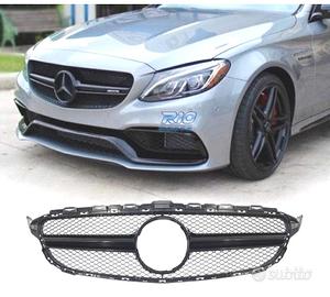 GRIGLIA MERCEDES W205 14-18 LOOK AMG C63 NERO