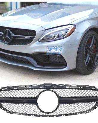 GRIGLIA MERCEDES W205 14-18 LOOK AMG C63 NERO