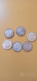 monete argento americane mezzo dollaro Half Dollar