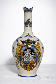 Brocca antica francese in faience – Gien, fine XIX