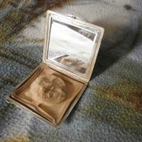 Antico PORTACIPRIA in Argento - Cm.7,5x7,5 - Gr.90