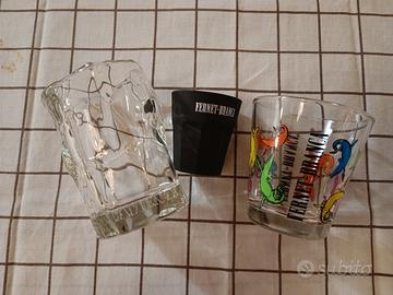 bicchieri Fernet Branca e Branca Menta