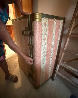 Baule Vintage porta corredo e oggetti