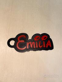 Portachiavi nome personalizzato emilia