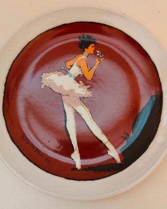 Piatto dell'Anno 1980 "Ballerina" di Edoardo Krumm