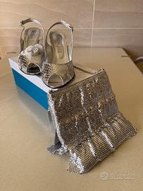 Scarpe e borsa argento | Eleganti