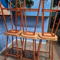 Set 9 sgabelli per fast food / pizzeria