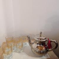 Teiera Marocchina con Bicchierini 