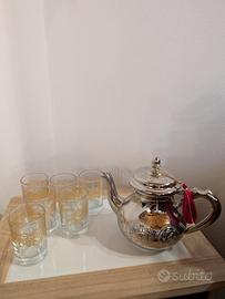 Teiera Marocchina con Bicchierini 