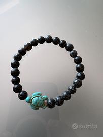 Bracciale con tartaruga turchese